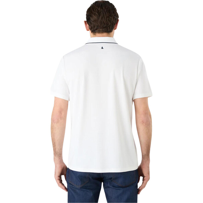 2024 Musto Hombres 1964 UV Polo De Manga Corta 82565 - White